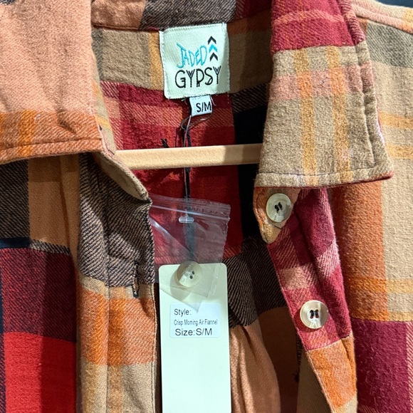 NWT Jaded Gypsy Harvest Moon flannel - Picture 3 of 8